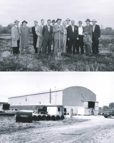 1956 Burlington Iowa breaking ground