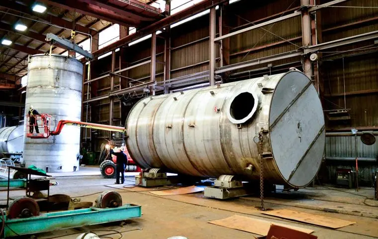 Stainless Steel API tanks for wastewater treatment plant