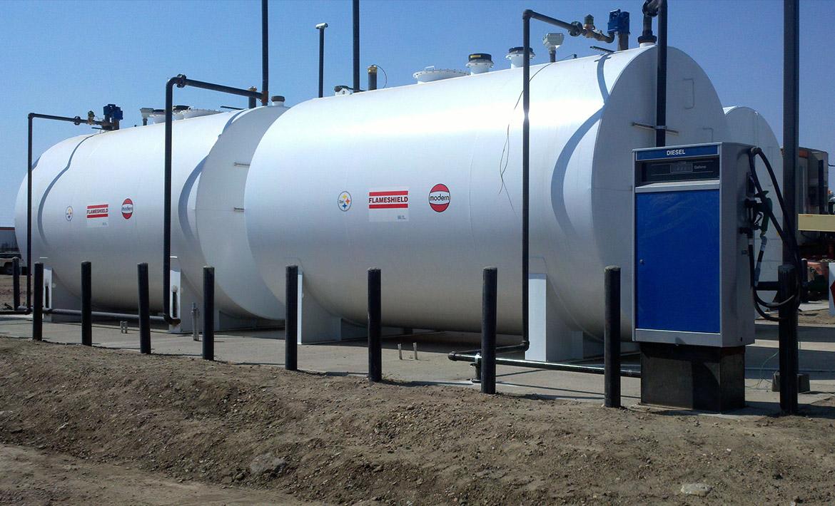 Flameshield Aboveground Tanks for Petroleum & Chemical Storage